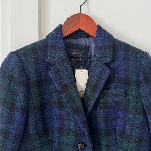 NWT J Crew Schoolboy Plaid Blazer Size 10P - Picture 2 of 11